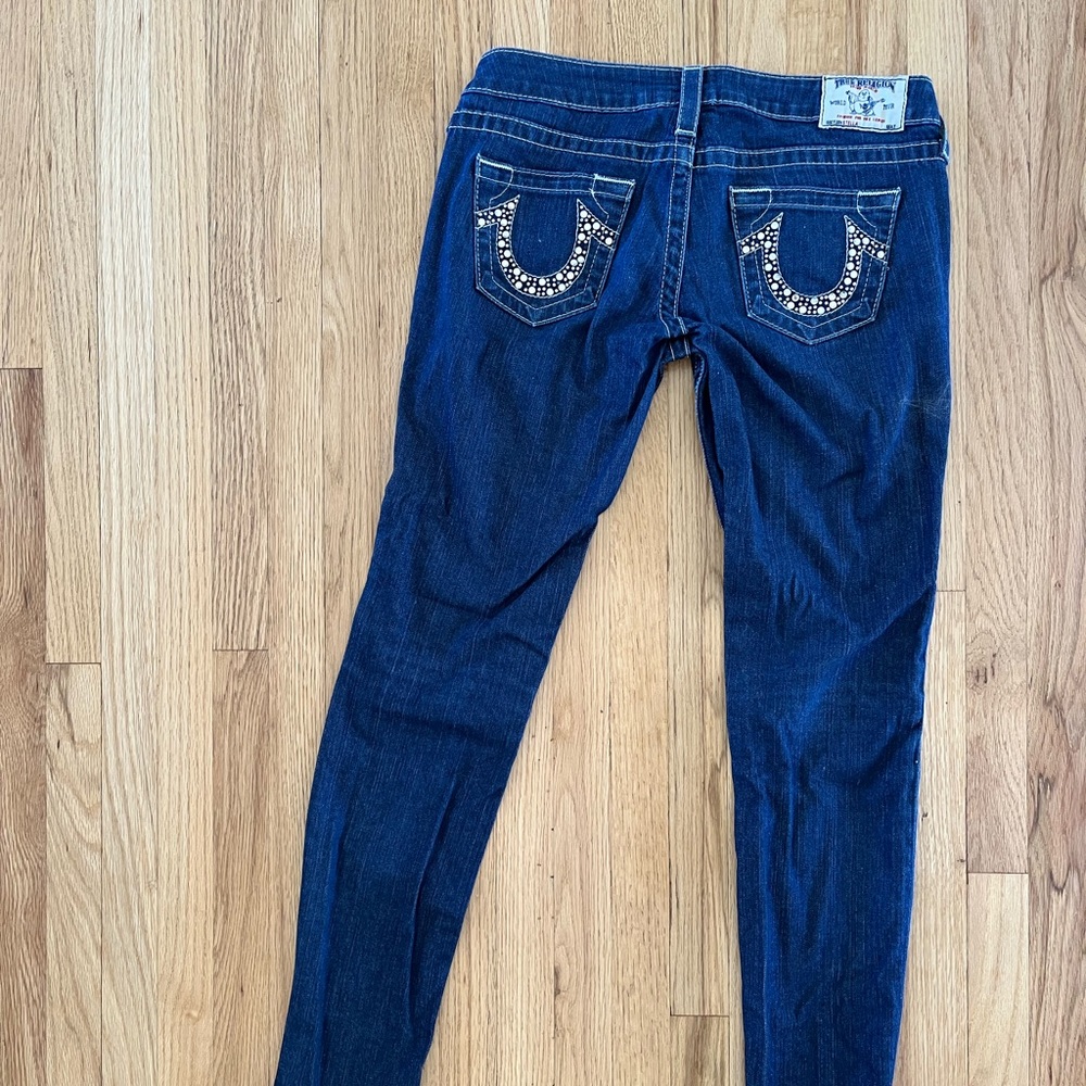 True Religion Stella dark wash skinny jeans size 28. - Picture 5 of 5